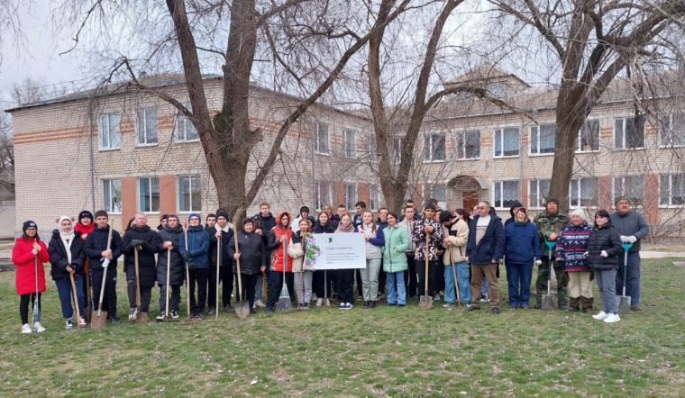 В Благодарненском округе 22 марта в рамках экологической акции «Сохраним природу Ставрополья» и международной акции «Сады памяти» прошли мероприятия по озеленению территории. В Благодарненском округе 22 марта в рамках экологической акции «Сохраним природу Ставрополья» и международной акции «Сады памяти» прошли мероприятия по озеленению территории.